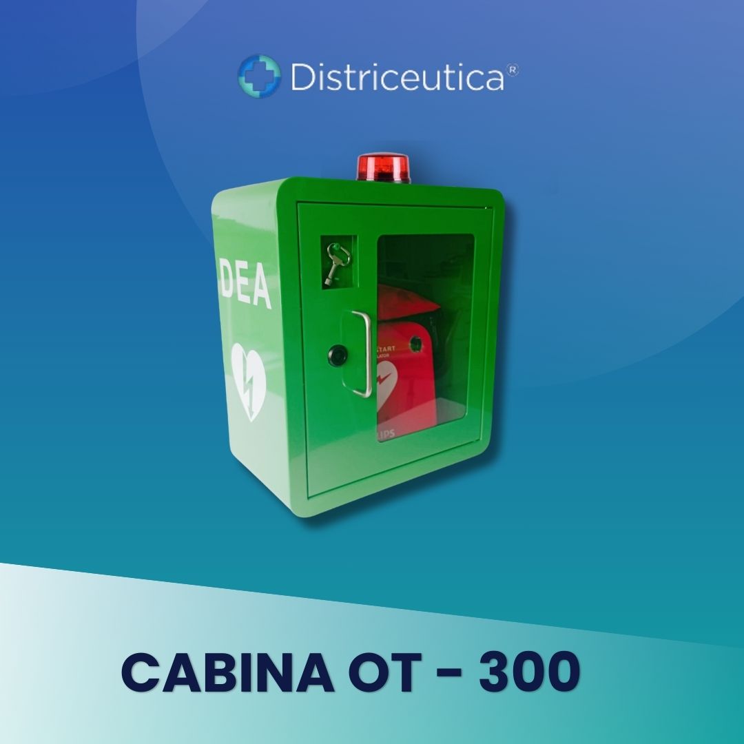 CABINA PROTECTORA DEA CON ALARMA Y LLAVE VERDE