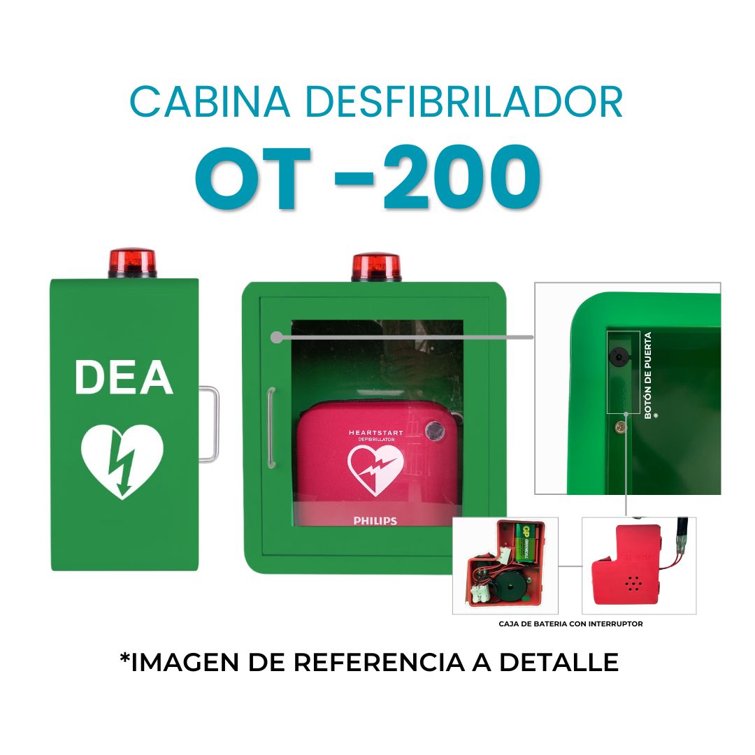 CABINA DEA OT VERDE CON ALARMA REFERENCIA
