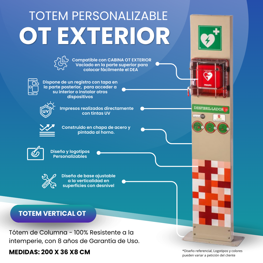 TOTEM VERTICAL OT - FICHA TECNICA